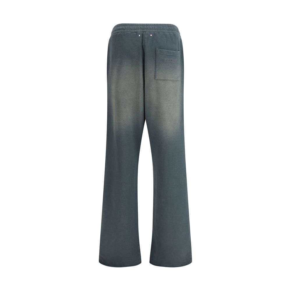 Golden Goose Blue Cotton Joggers (Workout Women's Pants)