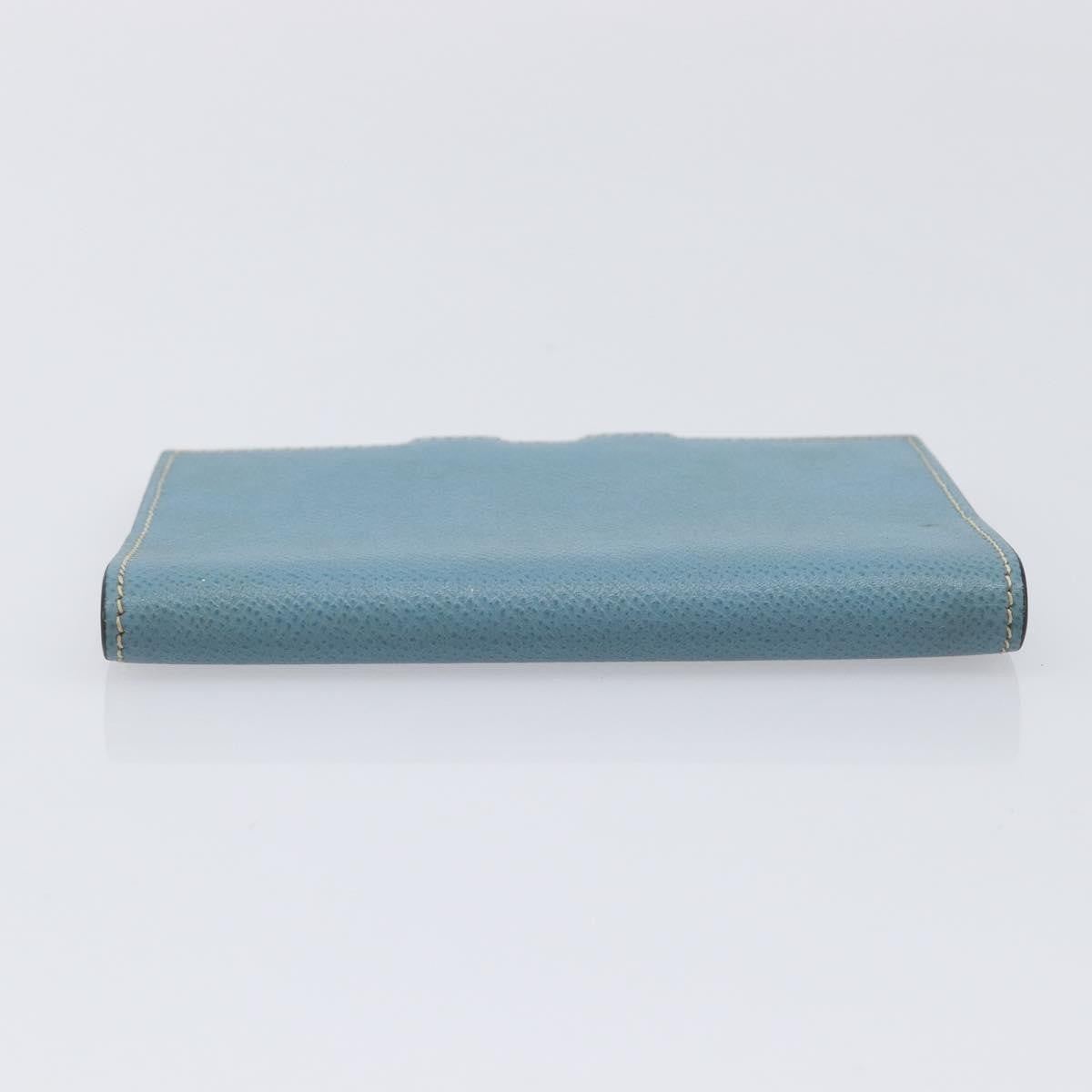 Hermes Vision Agenda Cover Leather Blue Leather Briefcase Bag (Pre-Owned)