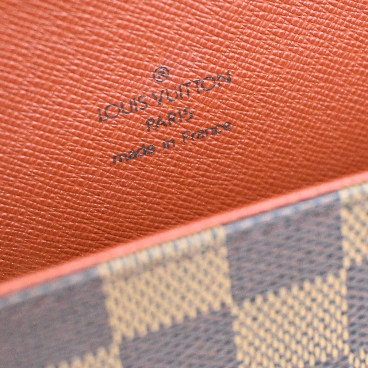Louis Vuitton Tribeca Carre Damier Ebene Brown Canvas Shoulder Bag Bag (Pre-Owned)