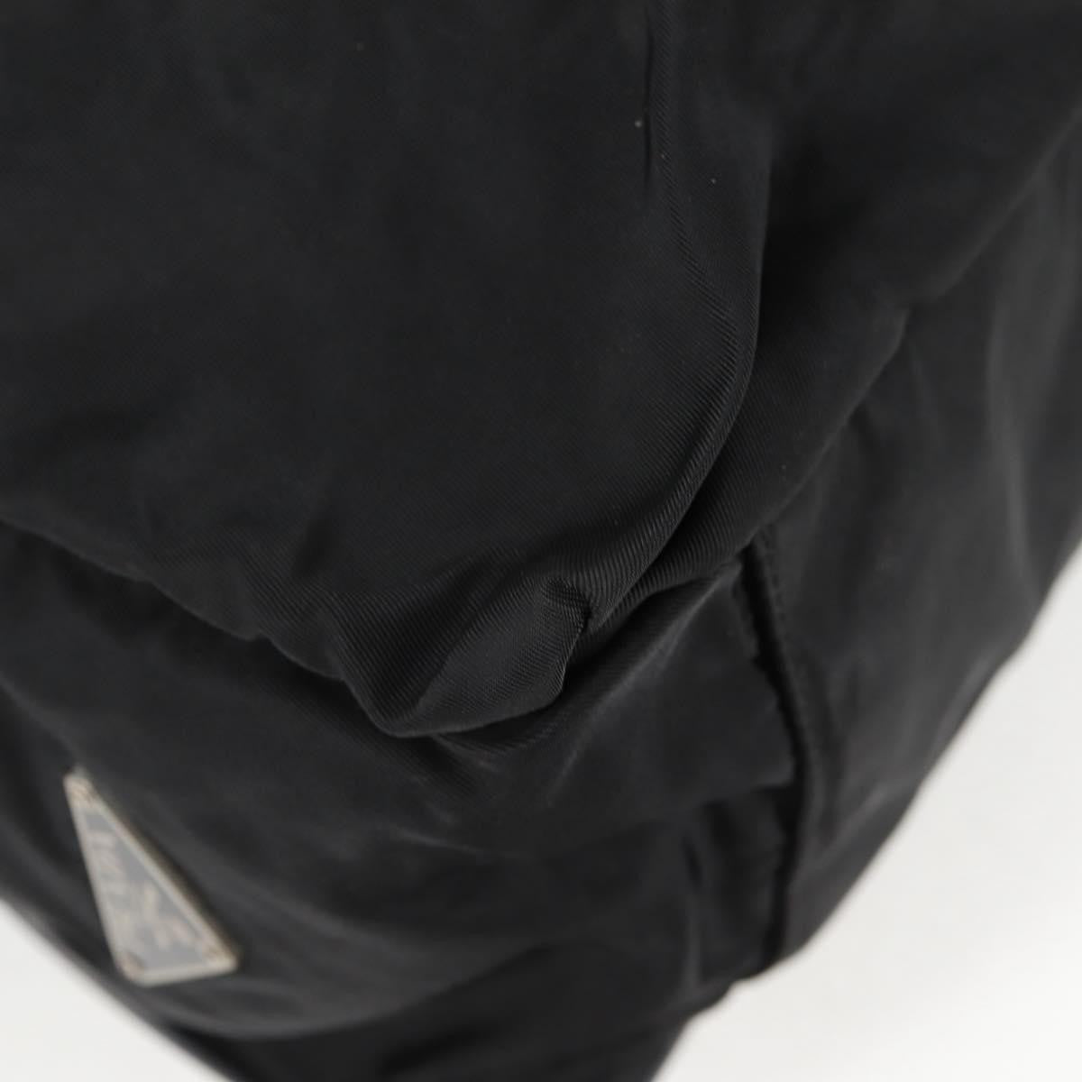 Prada Vintage Tessuto Black Nylon Shoulder Bag Bag (Pre-Owned)
