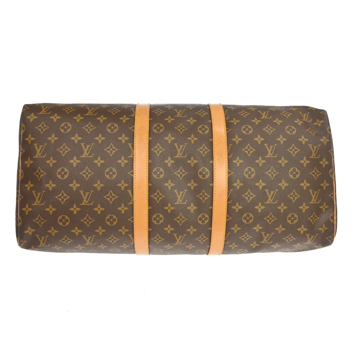 Louis Vuitton Keepall Monogram Canvas Brown Canvas Travel Bag Bag (Pre-Owned)