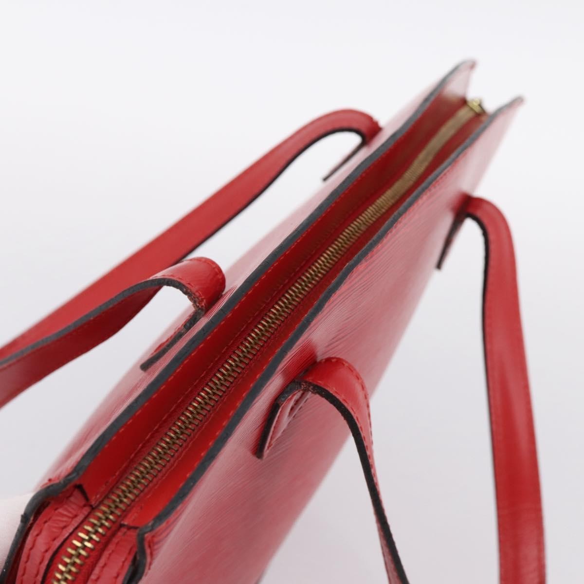 Louis Vuitton Saint Jacques Epi Leather Red Leather Handbag (Pre-Owned)