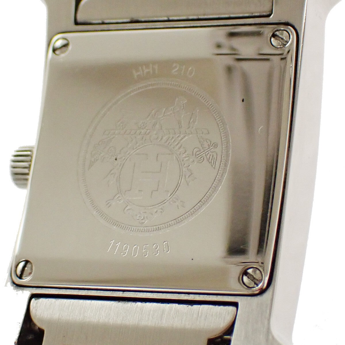 Hermes Heure H Quartz Stainless Steel Watch (Pre-Owned)