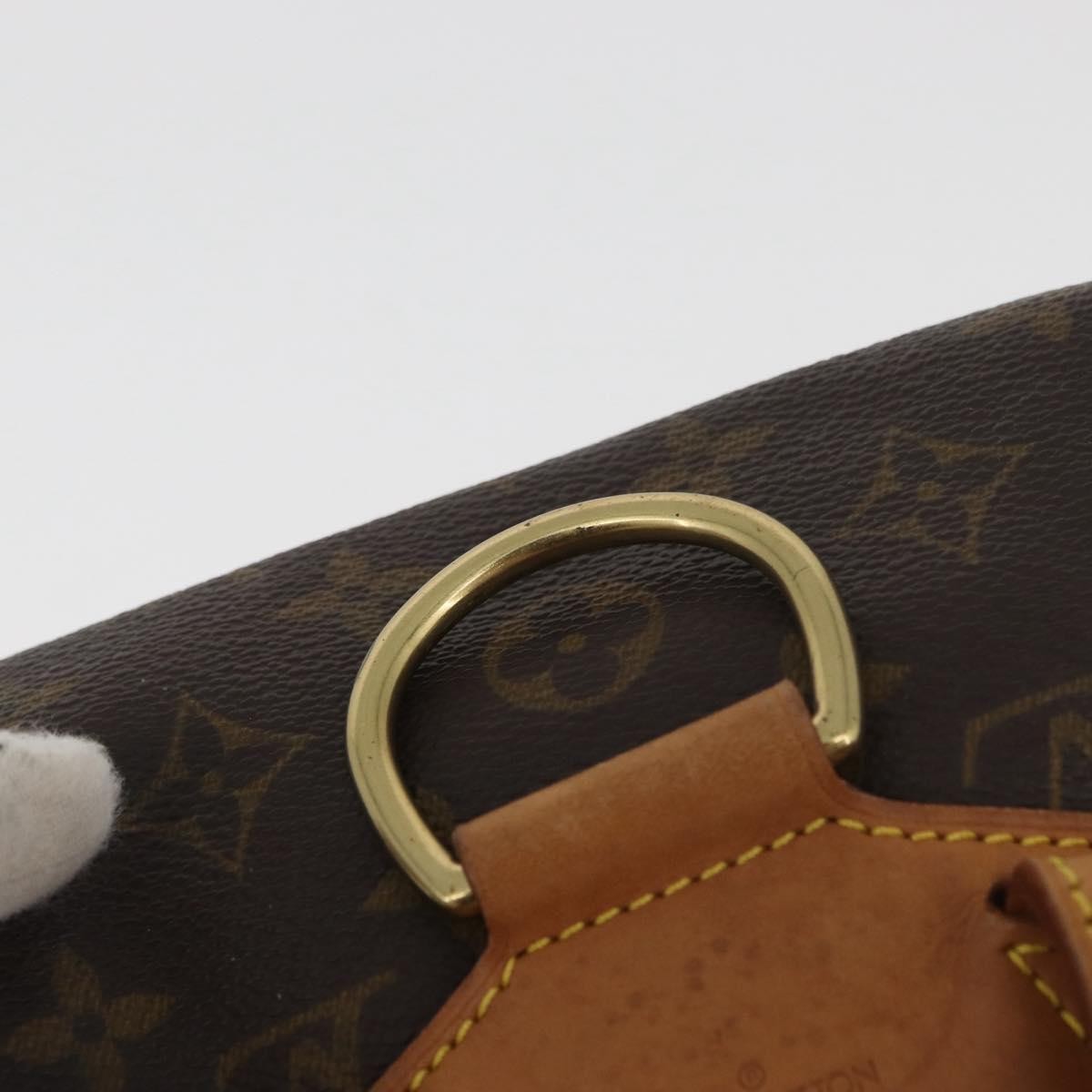 Louis Vuitton Vintage Montsouris Monogram Canvas Brown Canvas Backpack Bag (Pre-Owned)