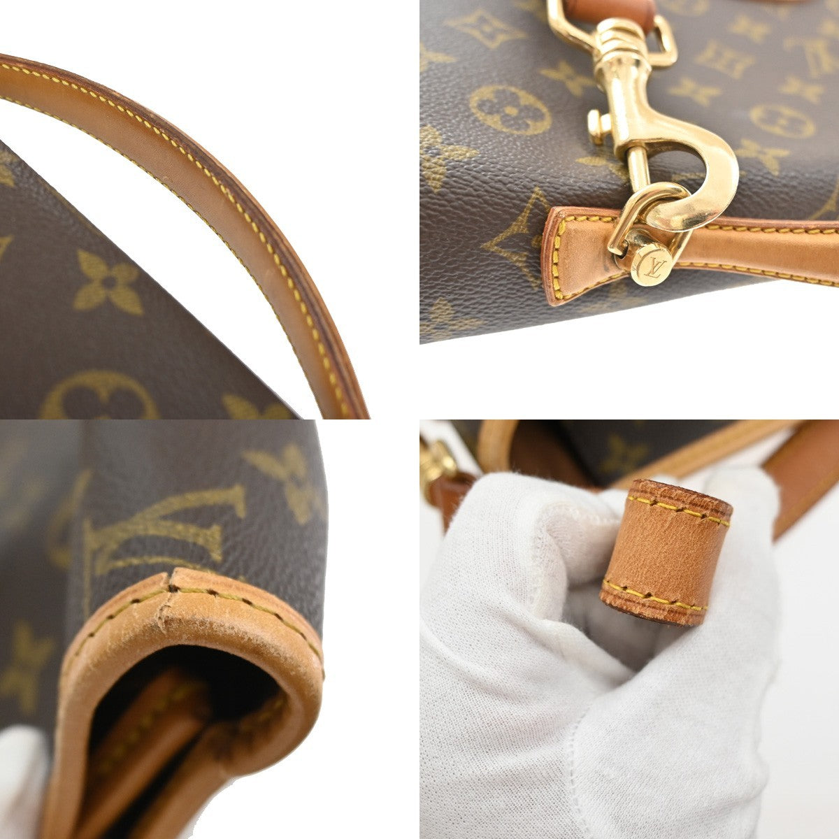 Louis Vuitton Beverly Monogram Canvas Brown Canvas Briefcase Bag (Pre-Owned)