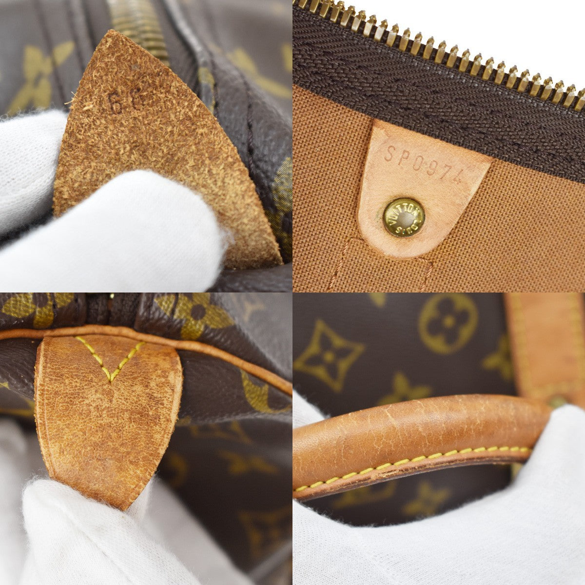 Louis Vuitton Keepall Monogram Canvas Brown Canvas Travel Bag Bag (Pre-Owned)