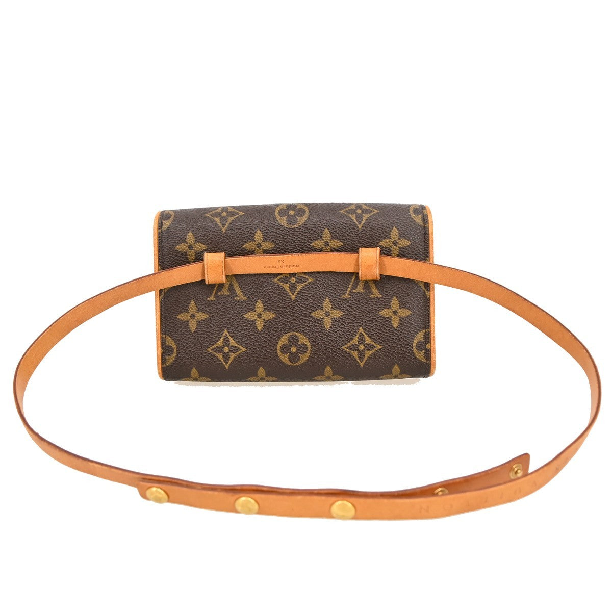 Louis Vuitton Florentine Monogram Brown Canvas Clutche & Pouche Bag (Pre-Owned)