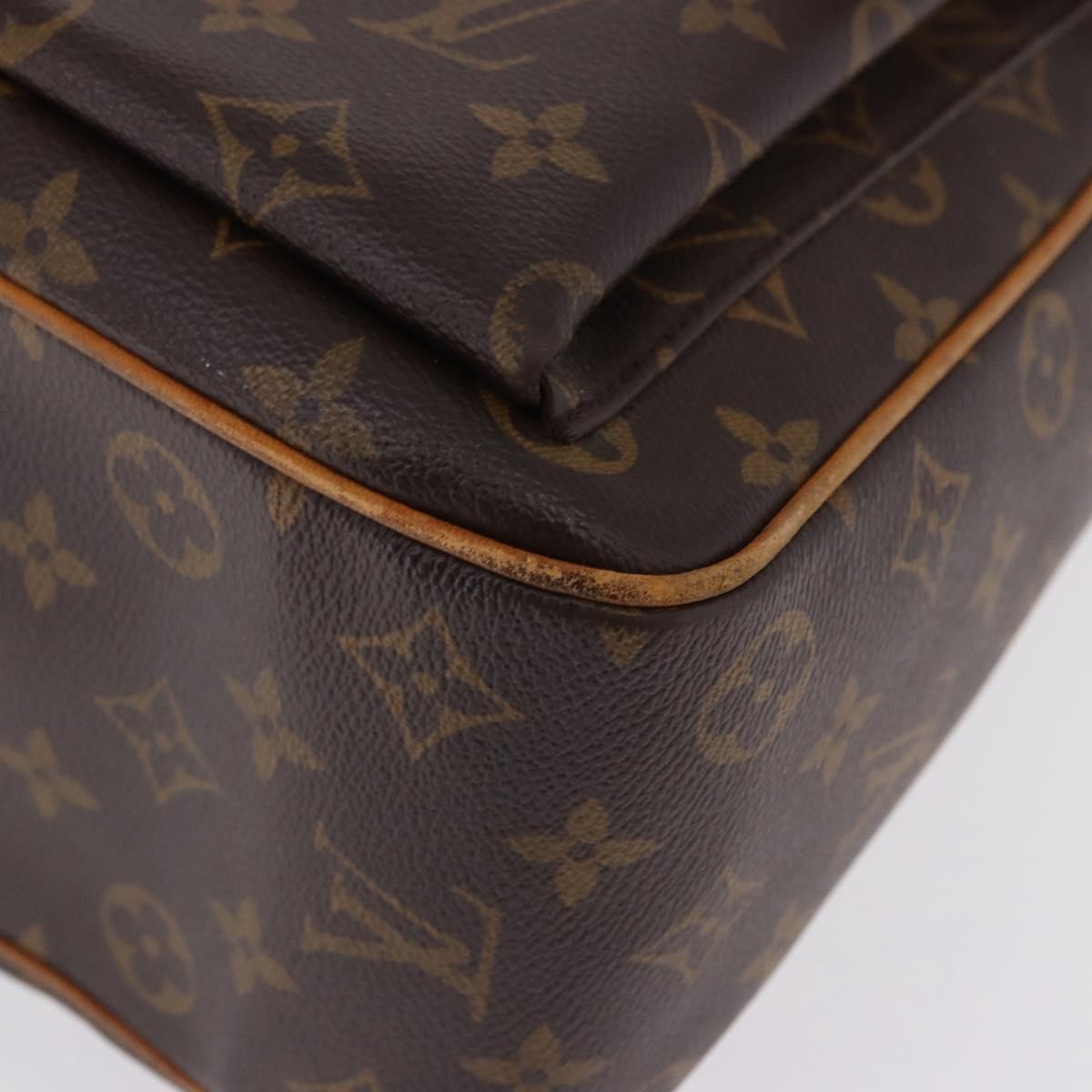 Louis Vuitton Multipli Cite Monogram Canvas Brown Canvas Shoulder Bag Bag (Pre-Owned)