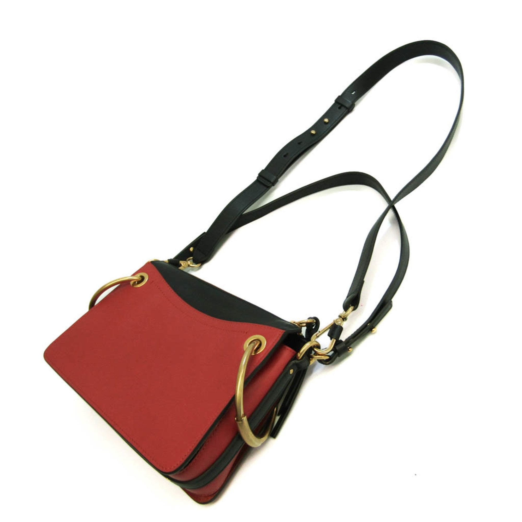 Chloé Orange Leather Shoulder Bag (Pre-Owned)