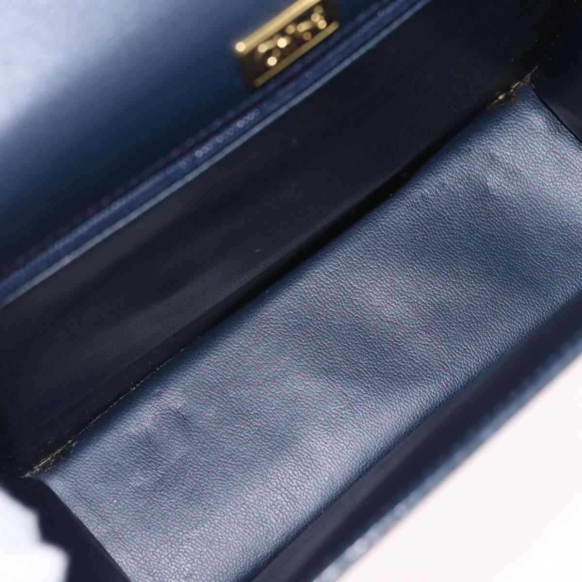 Chloe Shoulder Bag Leather Navy Leather Shoulder Bag Bag (Pre-Owned)