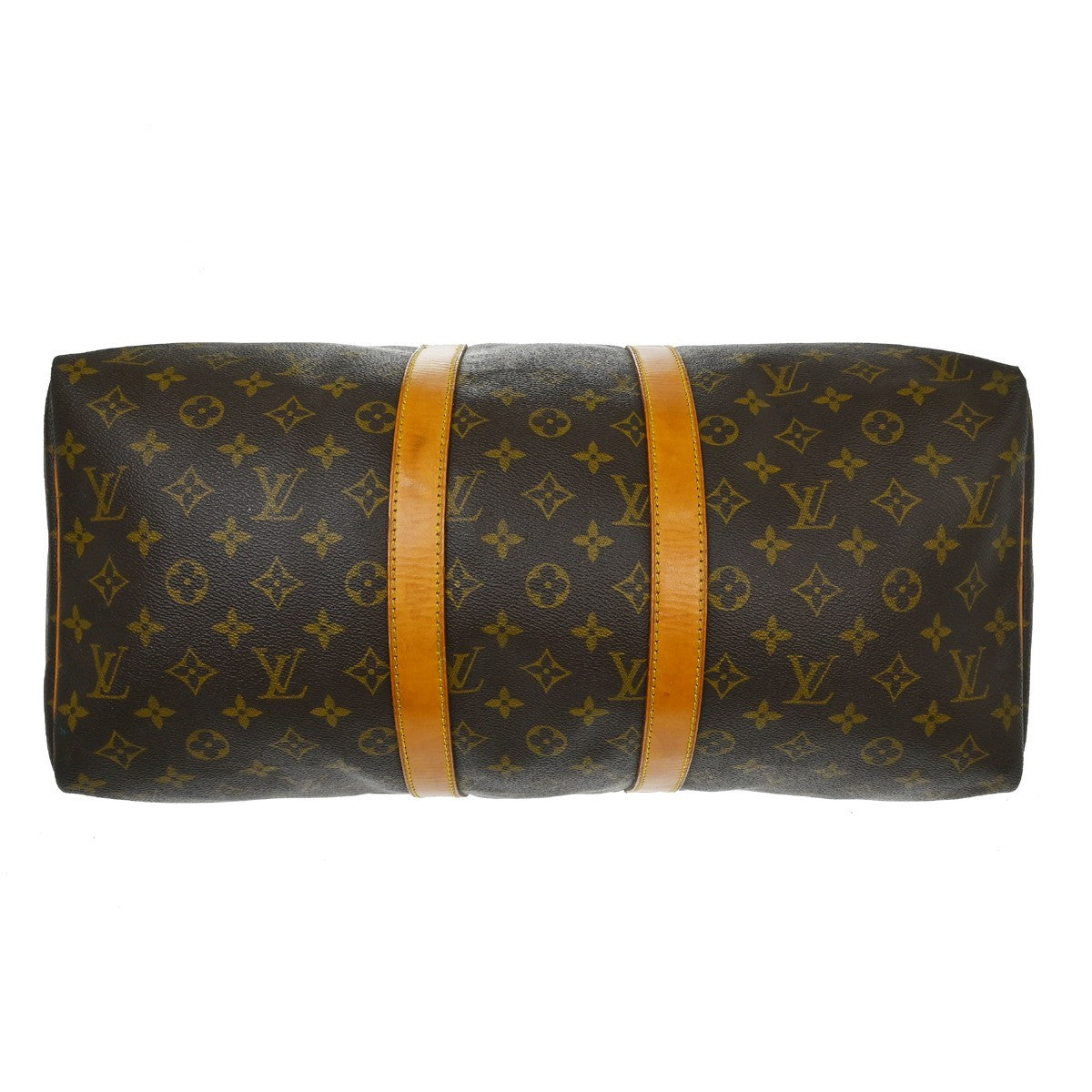 Louis Vuitton Keepall Monogram Canvas Brown Canvas Travel Bag Bag (Pre-Owned)