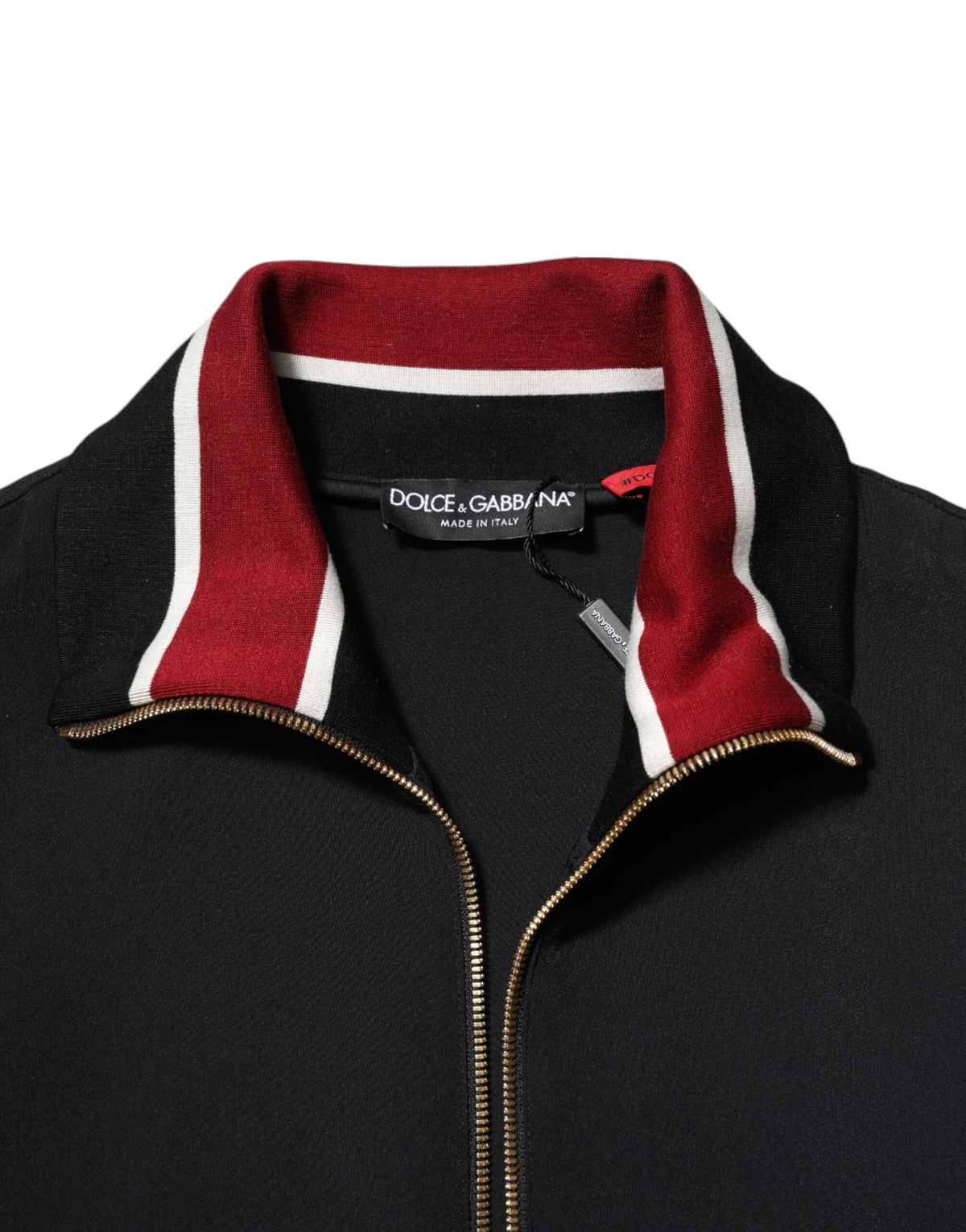 Dolce & Gabbana Black DG King Full Zip Sweatshirt  Men's Sweater