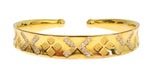 Nialaya CZ Gold Sterling 925 Silver Bangle Women's Bracelet