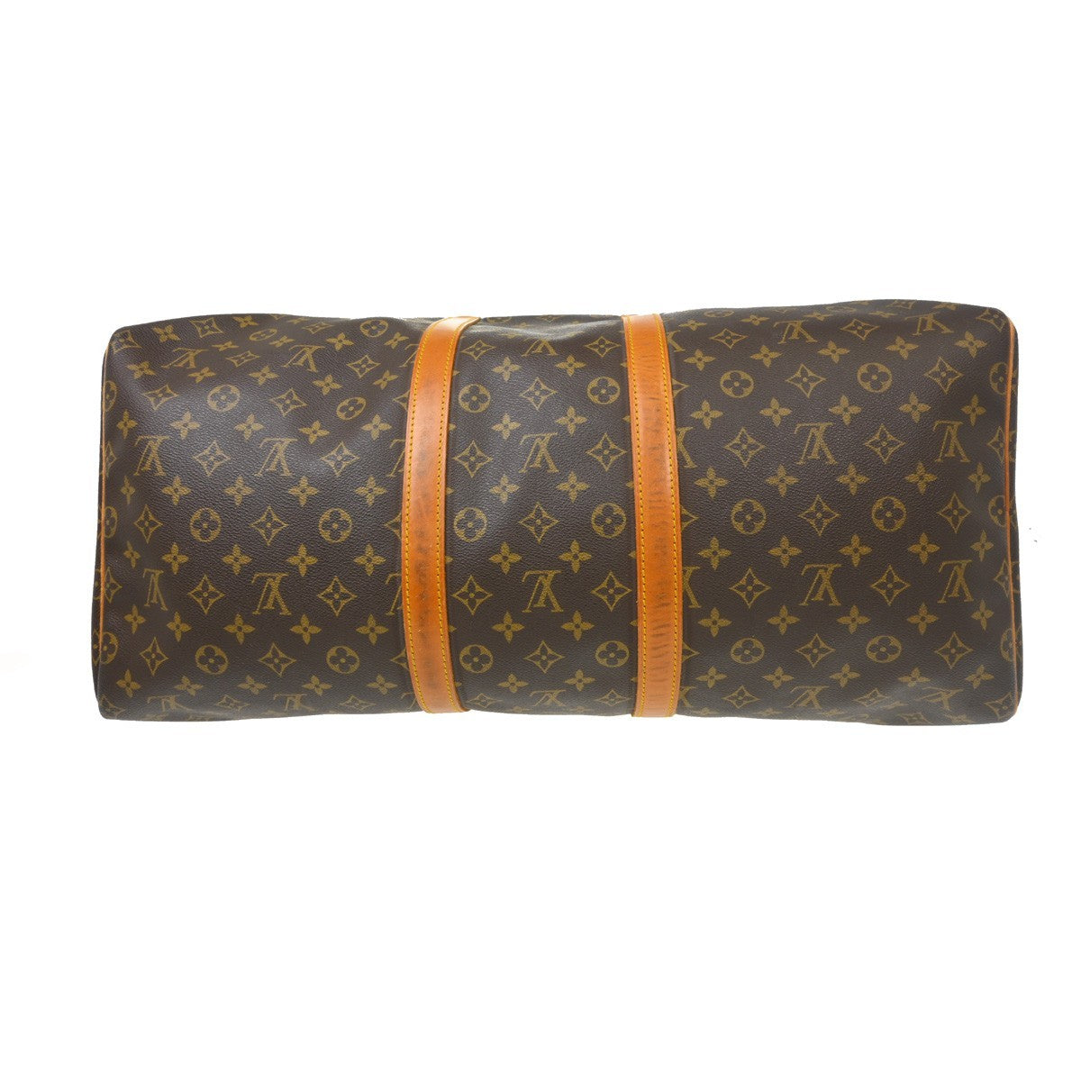 Louis Vuitton Keepall Monogram Canvas Brown Canvas Travel Bag Bag (Pre-Owned)