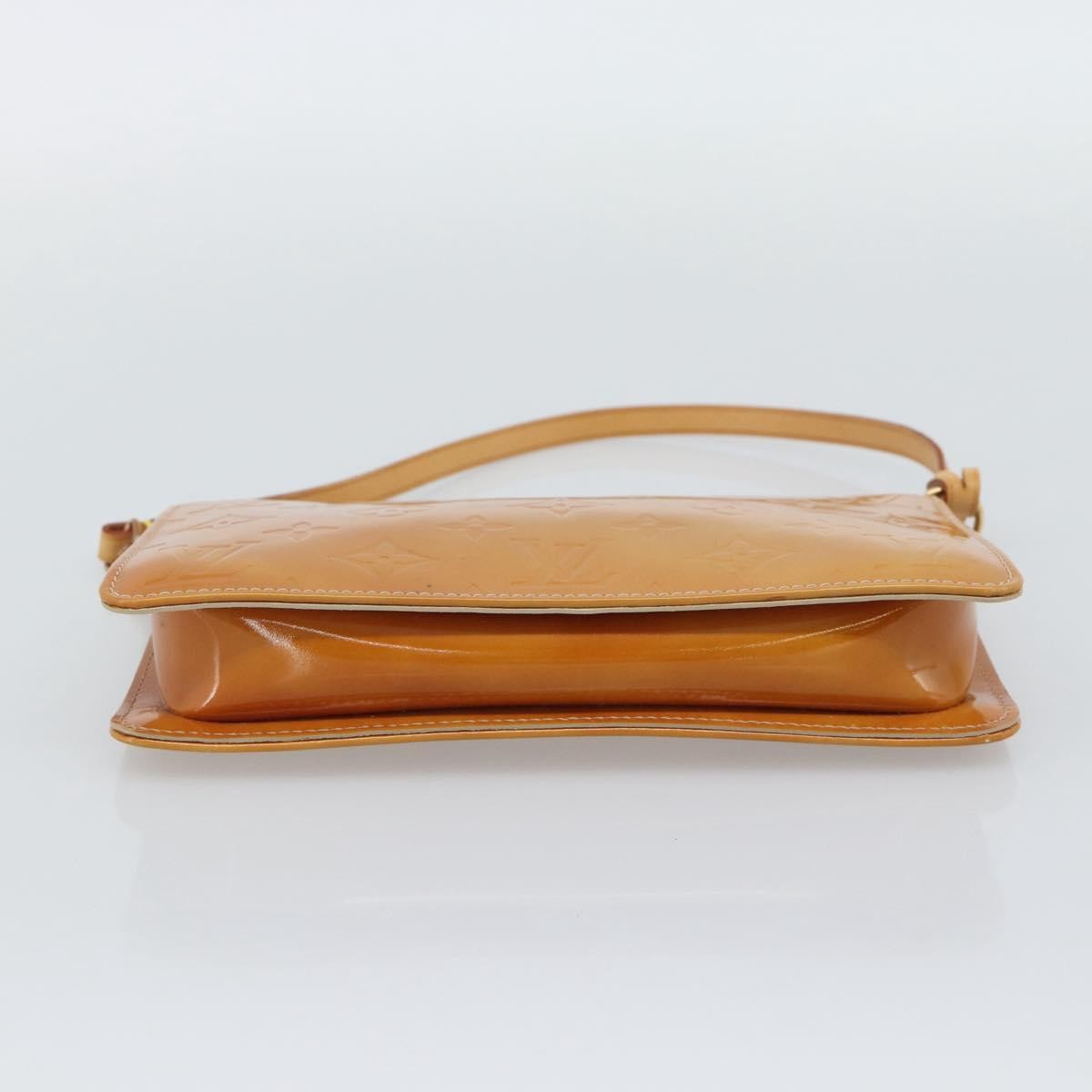 Louis Vuitton Lexington Pochette Patent Leather Beige Patent_Leather Clutche & Pouche Bag (Pre-Owned)