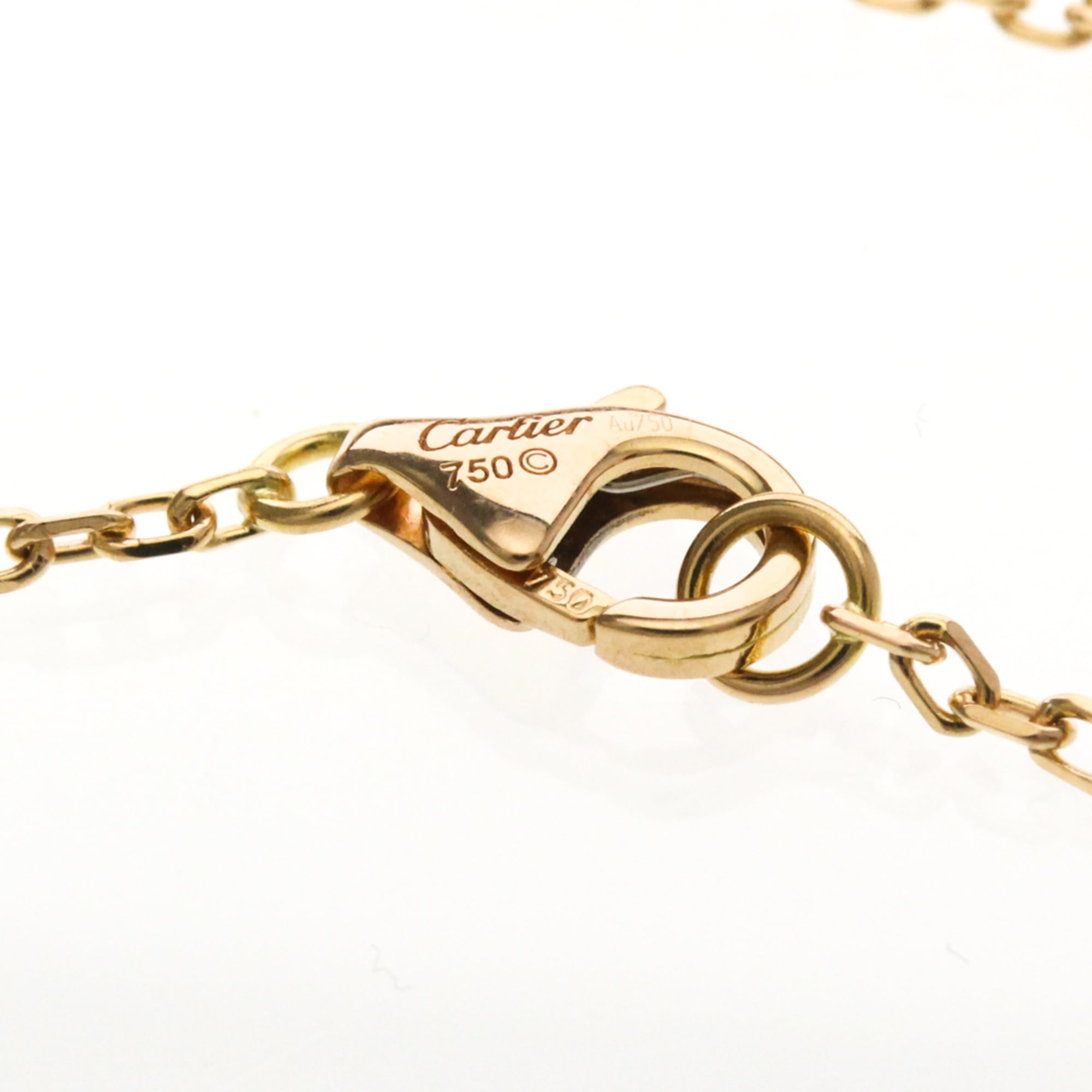 Cartier C Heart De Cartier Pendant 18K Rose Gold With Diamond Gold Pink_Gold Necklace Jewelry (Pre-Owned)