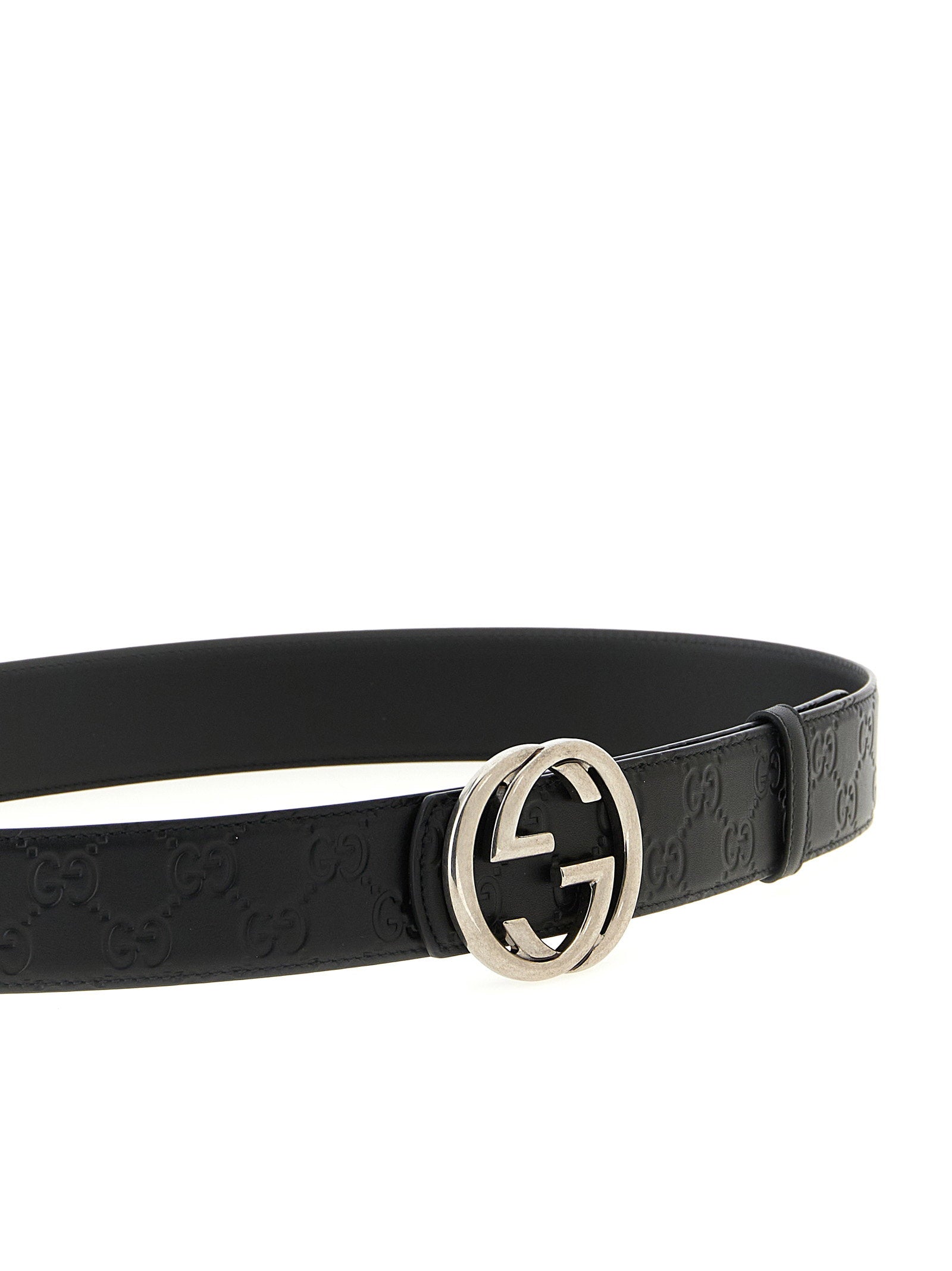Gucci Men's Incrocio Gg Reversible Belt