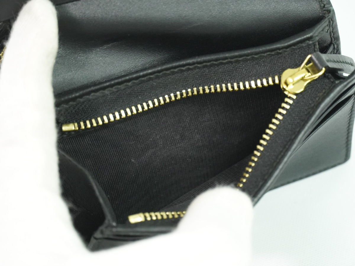 Gucci Gg Marmont Leather Black Leather Wallets Accessory (Pre-Owned)