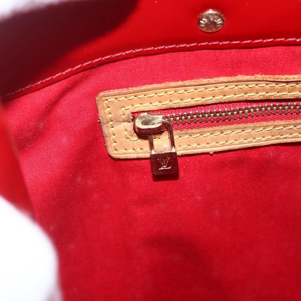 Louis Vuitton Reade Monogram Vernis Red Patent_Leather Handbag (Pre-Owned)