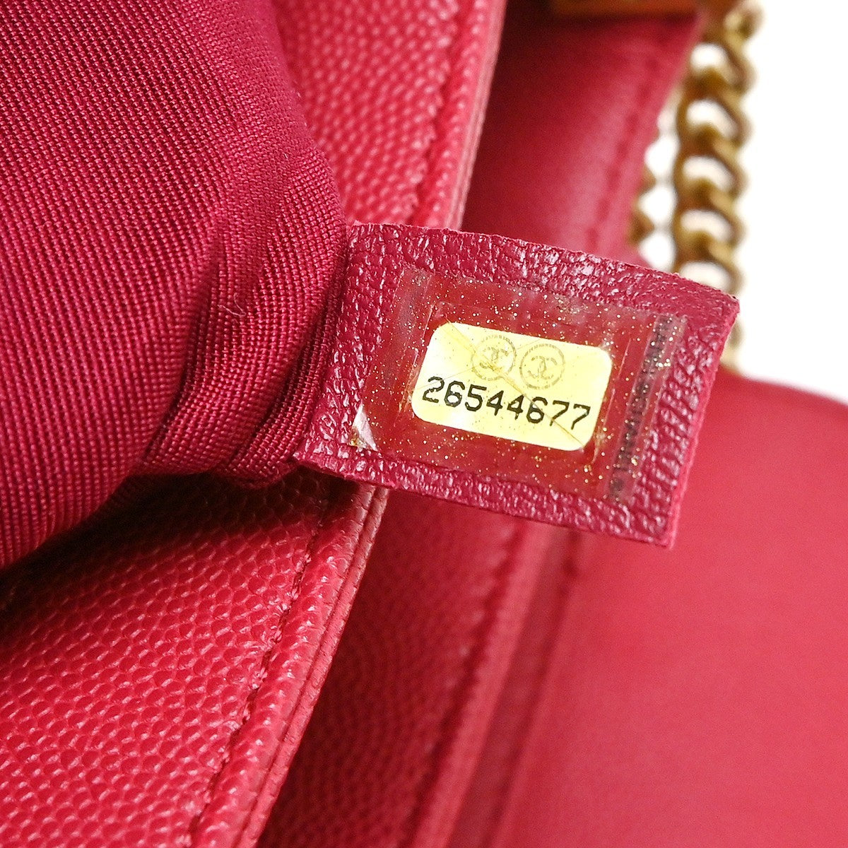 Chanel Lady Coco Flap Quilted Caviar And Suede Red Leather Shoulder Bag Bag (Pre-Owned)