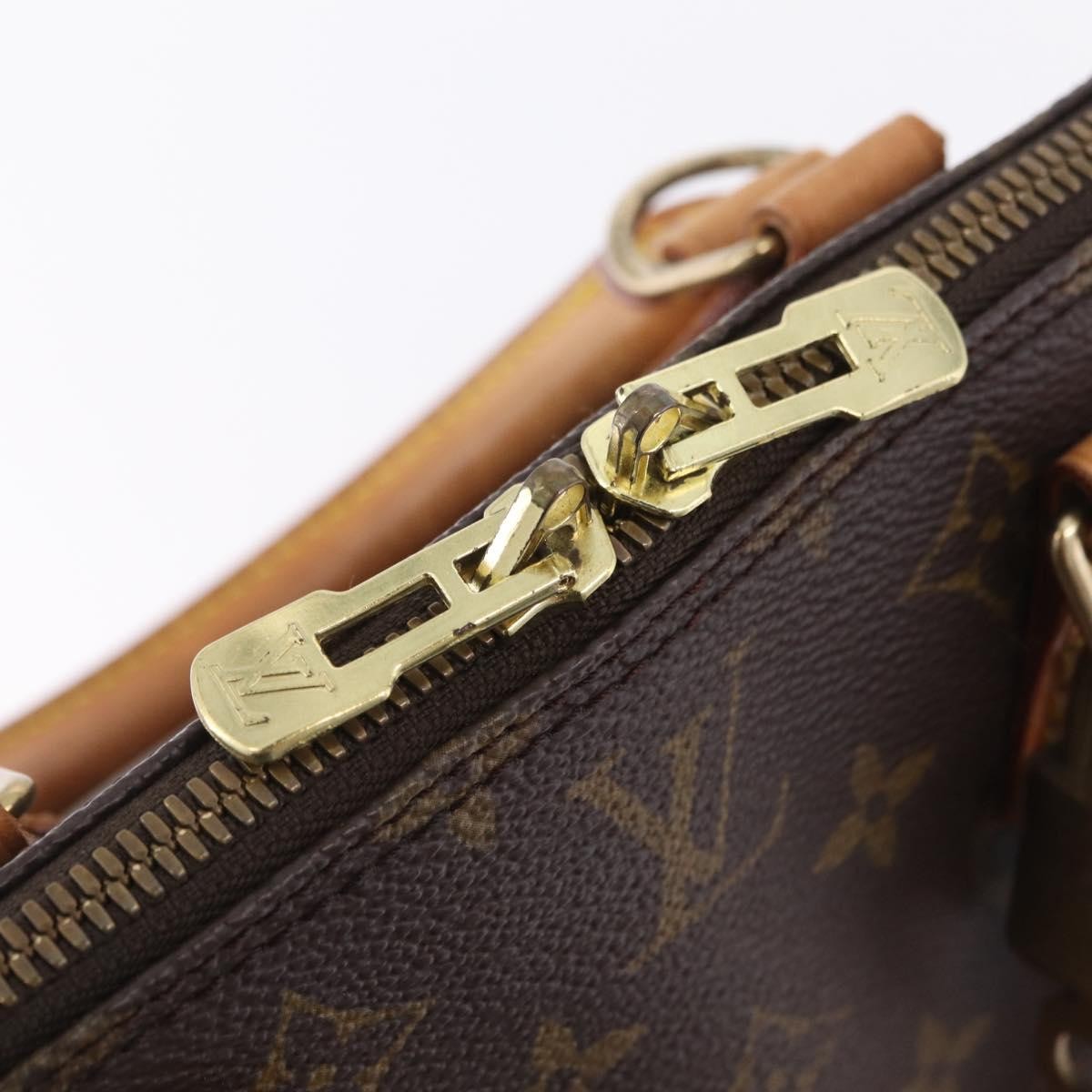 Louis Vuitton Alma Monogram Canvas Brown Canvas Handbag (Pre-Owned)