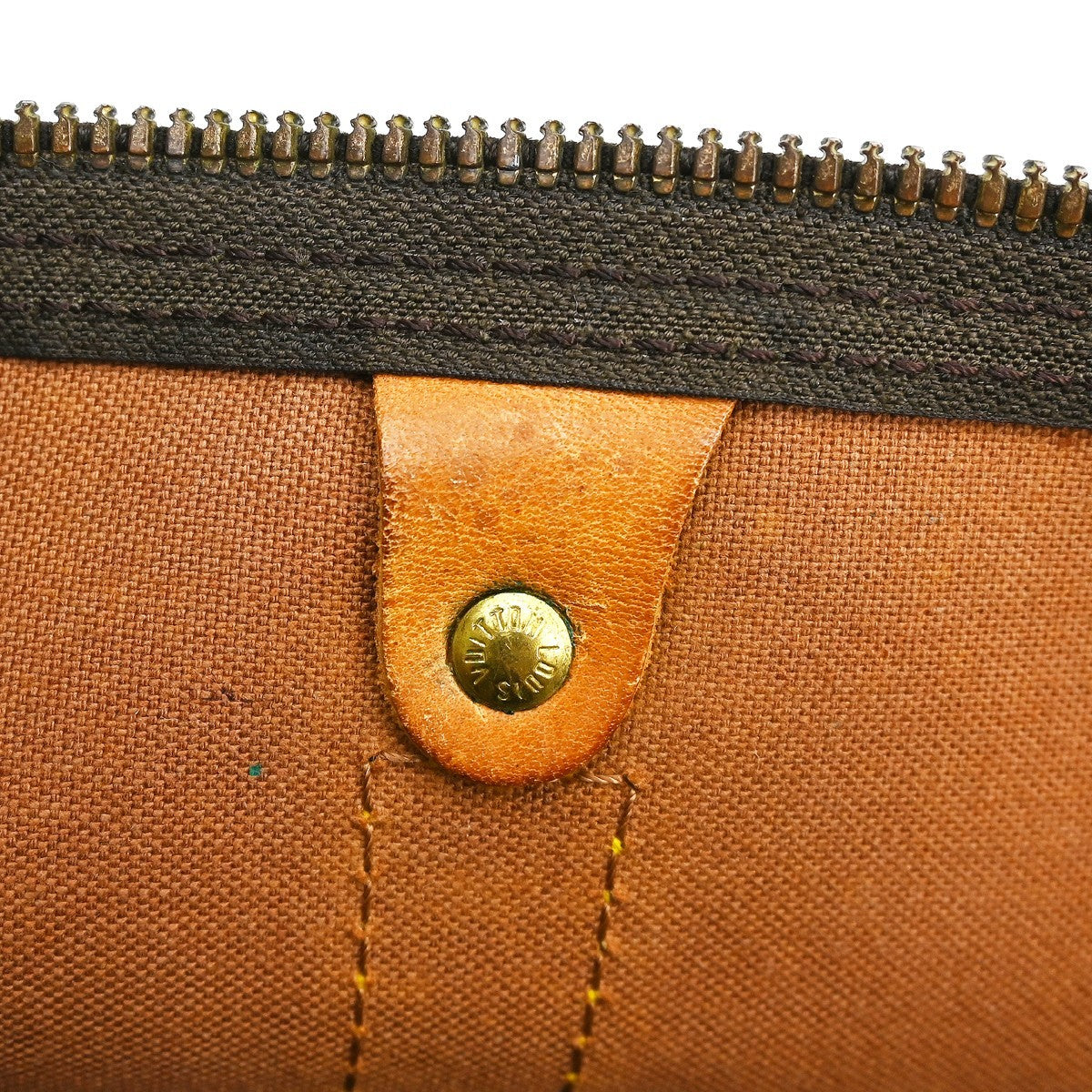 Louis Vuitton Keepall Monogram Brown Canvas Travel Bag Bag (Pre-Owned)
