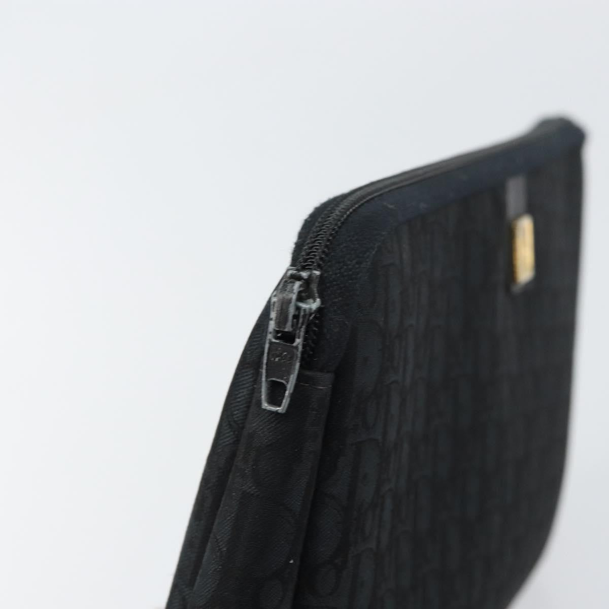 Christian Dior Trotter Canvas Black Canvas Clutche & Pouche Bag (Pre-Owned)