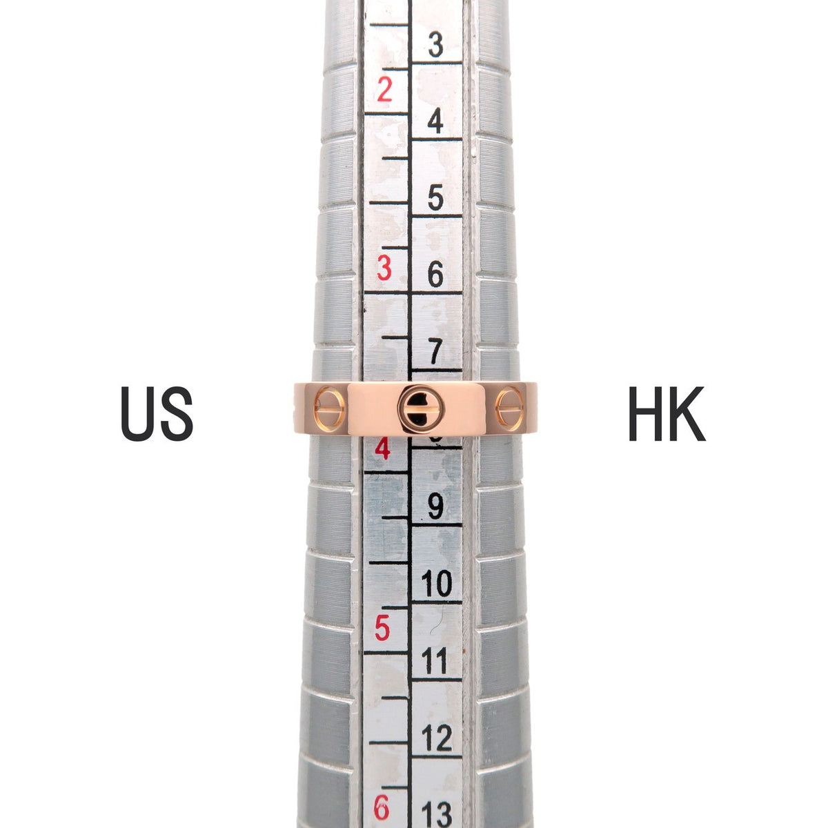 Cartier Love Band 18K Rose Gold Gold Rose_Gold Ring Jewelry (Pre-Owned)