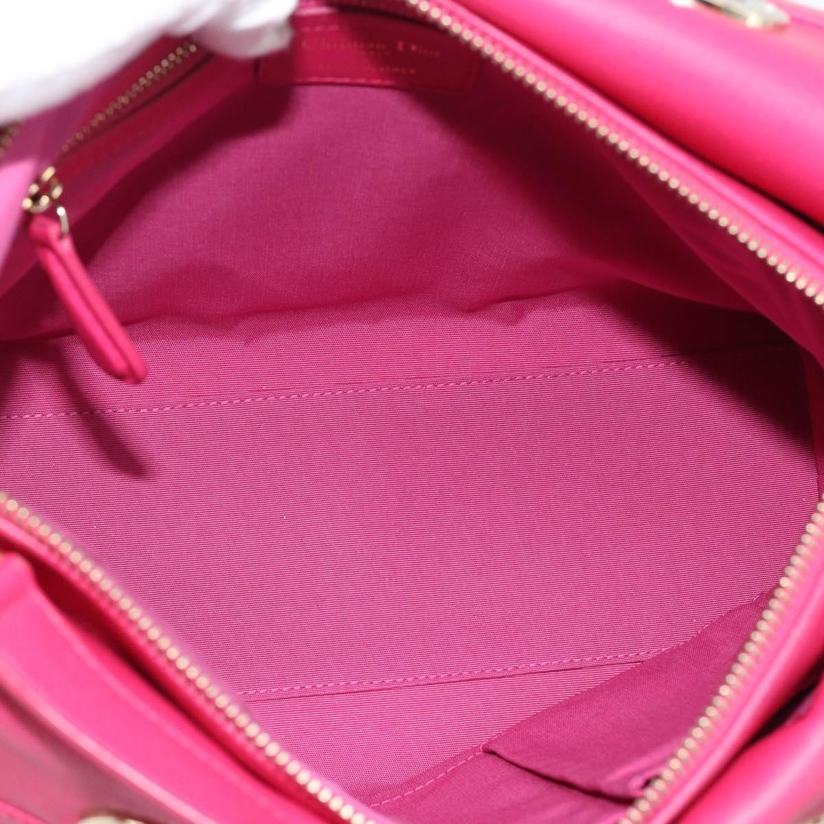 Christian Dior Granville Satchel Leather Pink Leather Handbag (Pre-Owned)