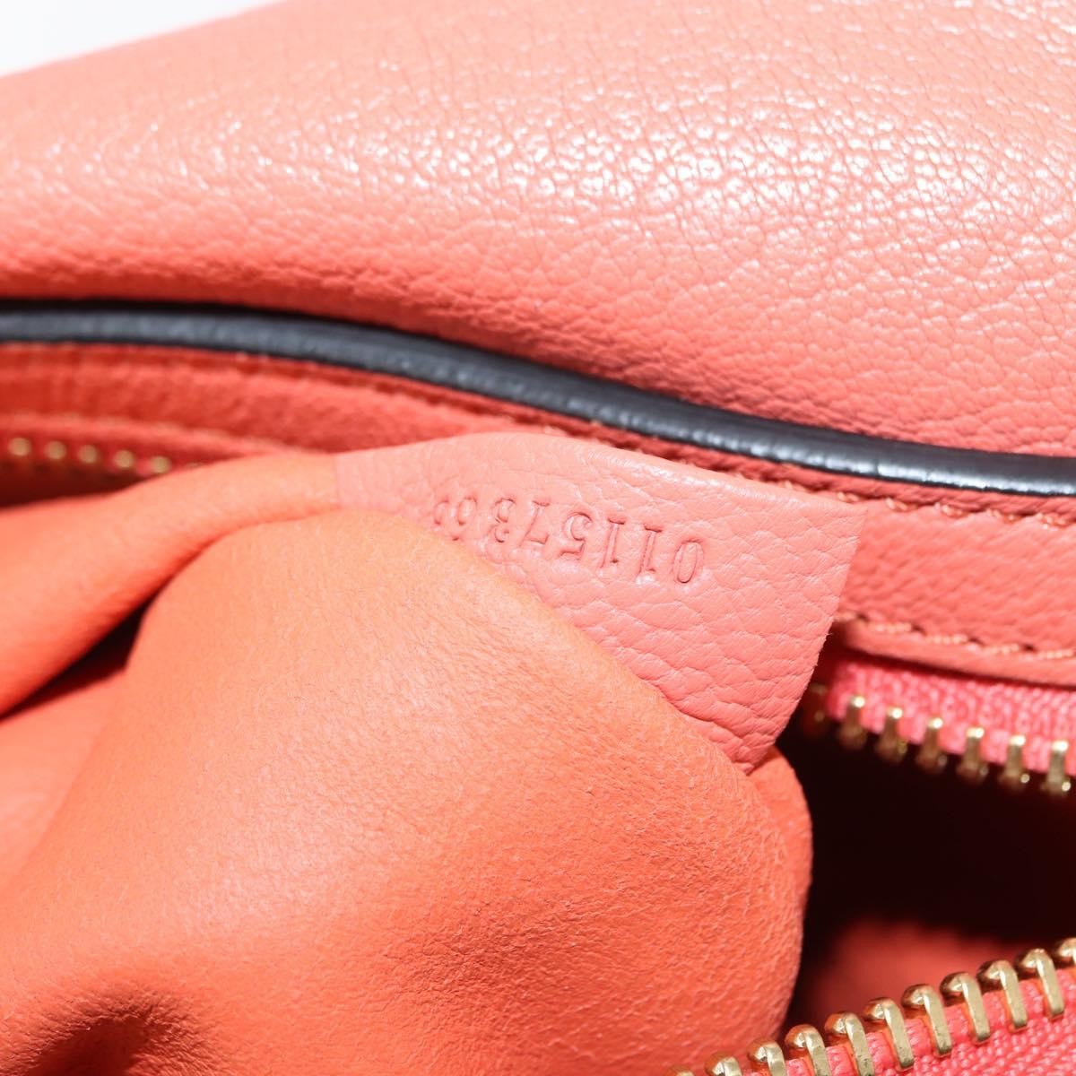 Chloe Dilan Tote Leather Pink Leather Tote Bag Bag (Pre-Owned)
