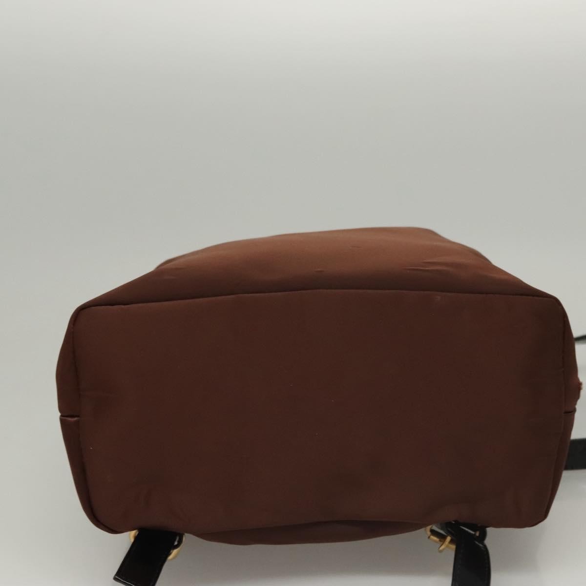 Balenciaga Vintage Nylon Brown Nylon Backpack Bag (Pre-Owned)