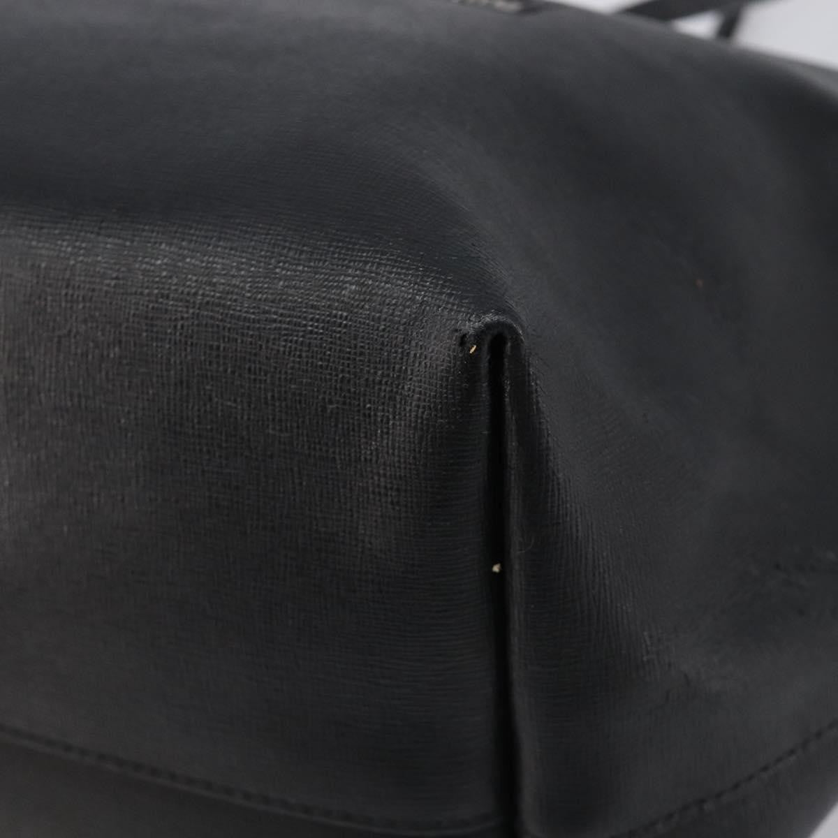 Fendi Monster Roll Leather Black Leather Tote Bag Bag (Pre-Owned)