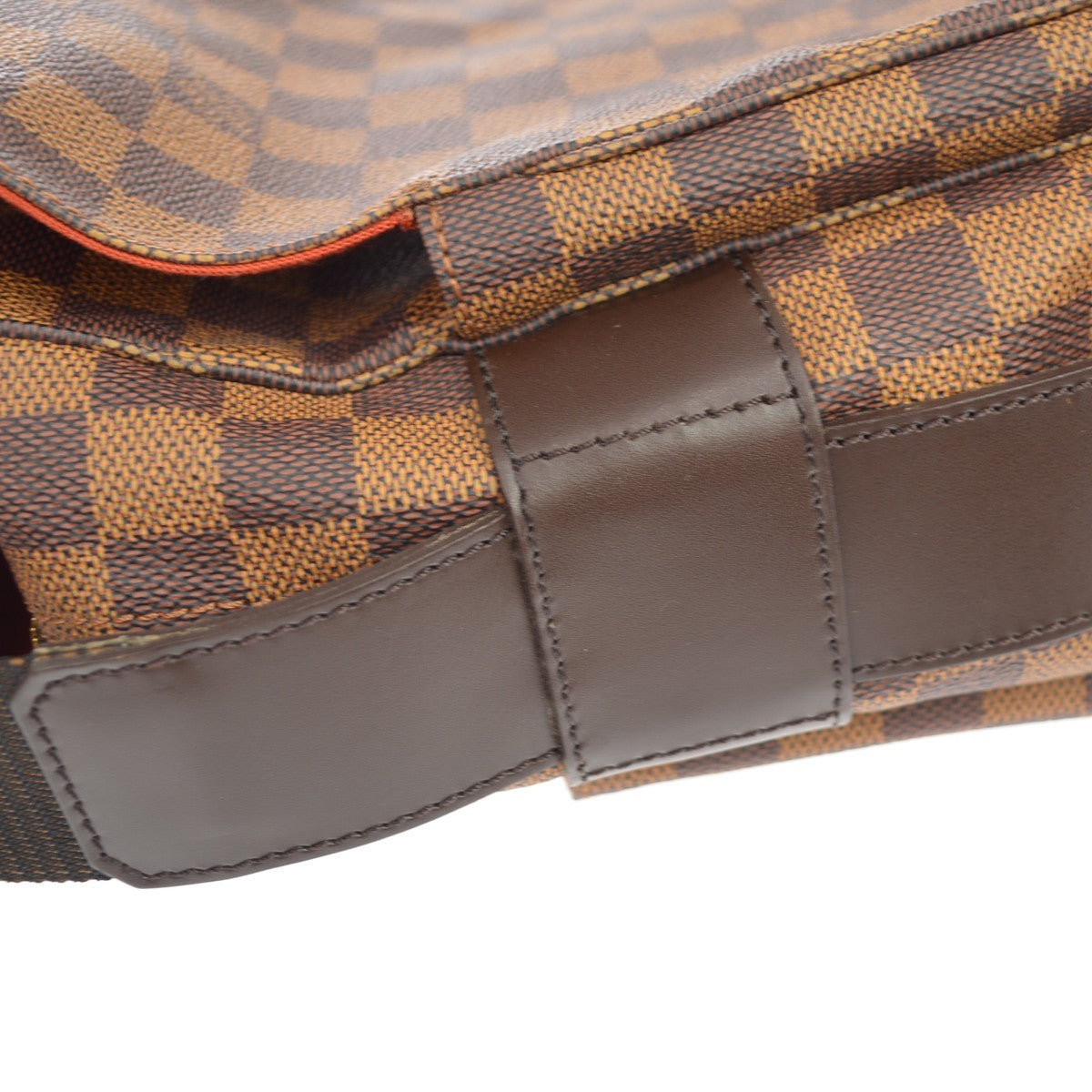 Louis Vuitton Naviglio Damier Brown Canvas Shoulder Bag Bag (Pre-Owned)