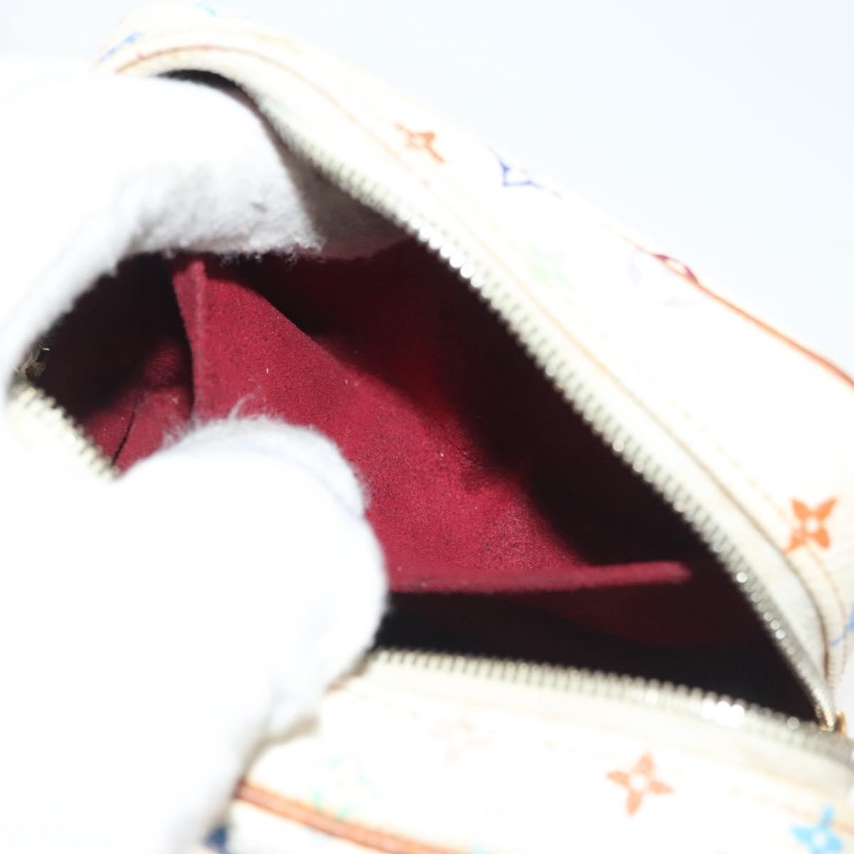 Louis Vuitton Wapity Trousse Monogram Multicolor White Canvas Clutche & Pouche Bag (Pre-Owned)
