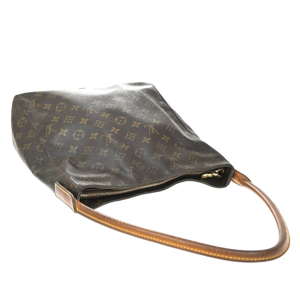 Louis Vuitton Looping Monogram Canvas Brown Canvas Handbag (Pre-Owned)