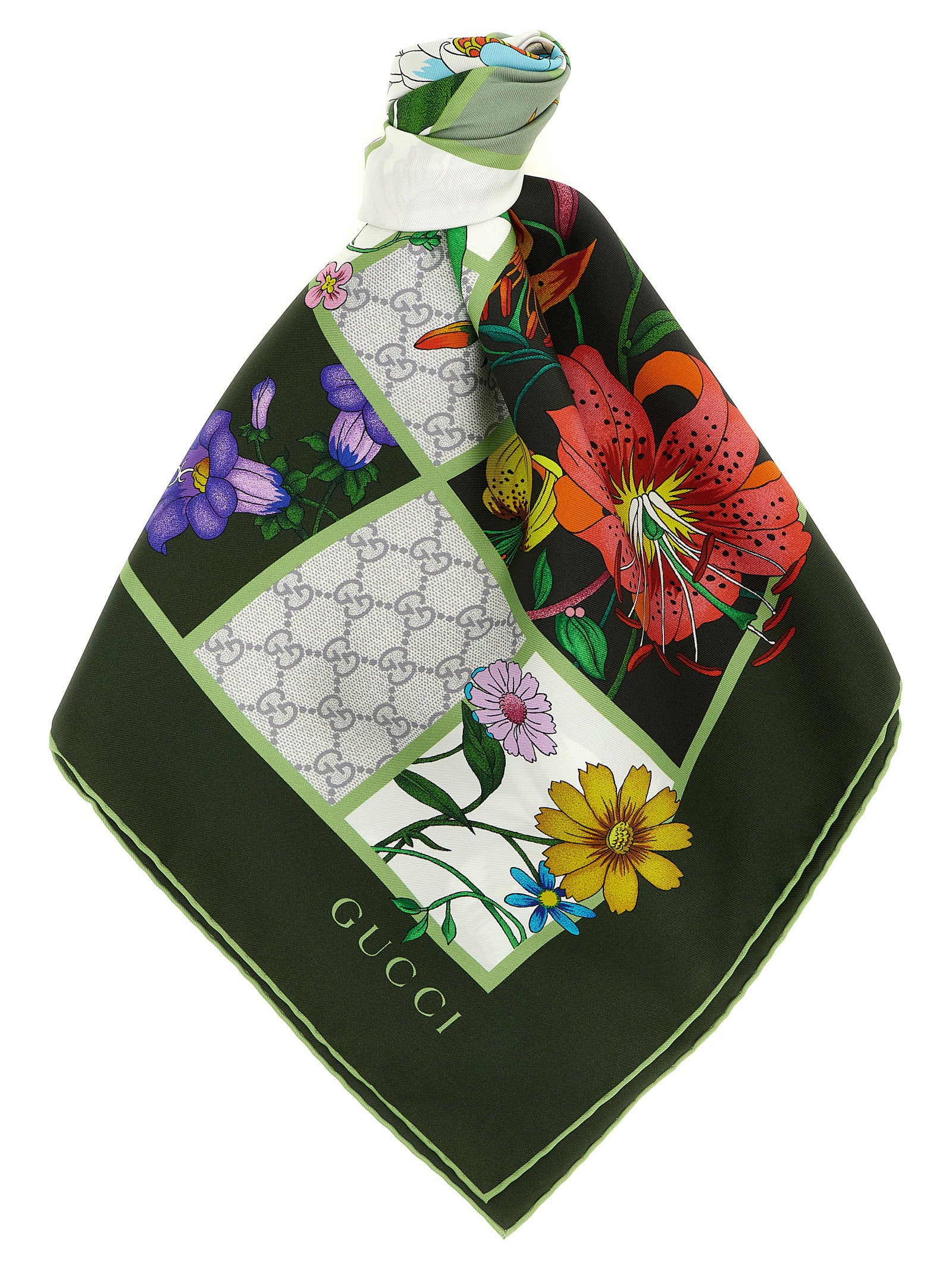 Gucci Women's Flora And Gg Silk Yore