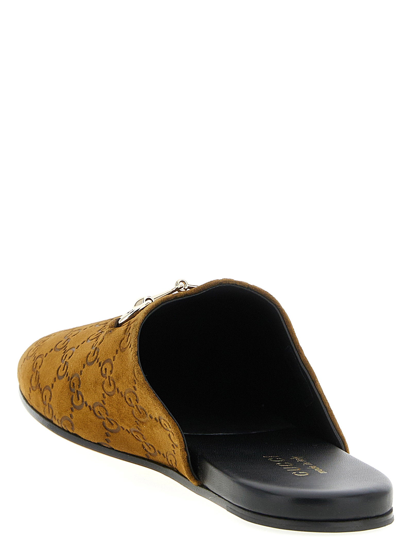 Gucci Men's Sabot Suede Horsebit