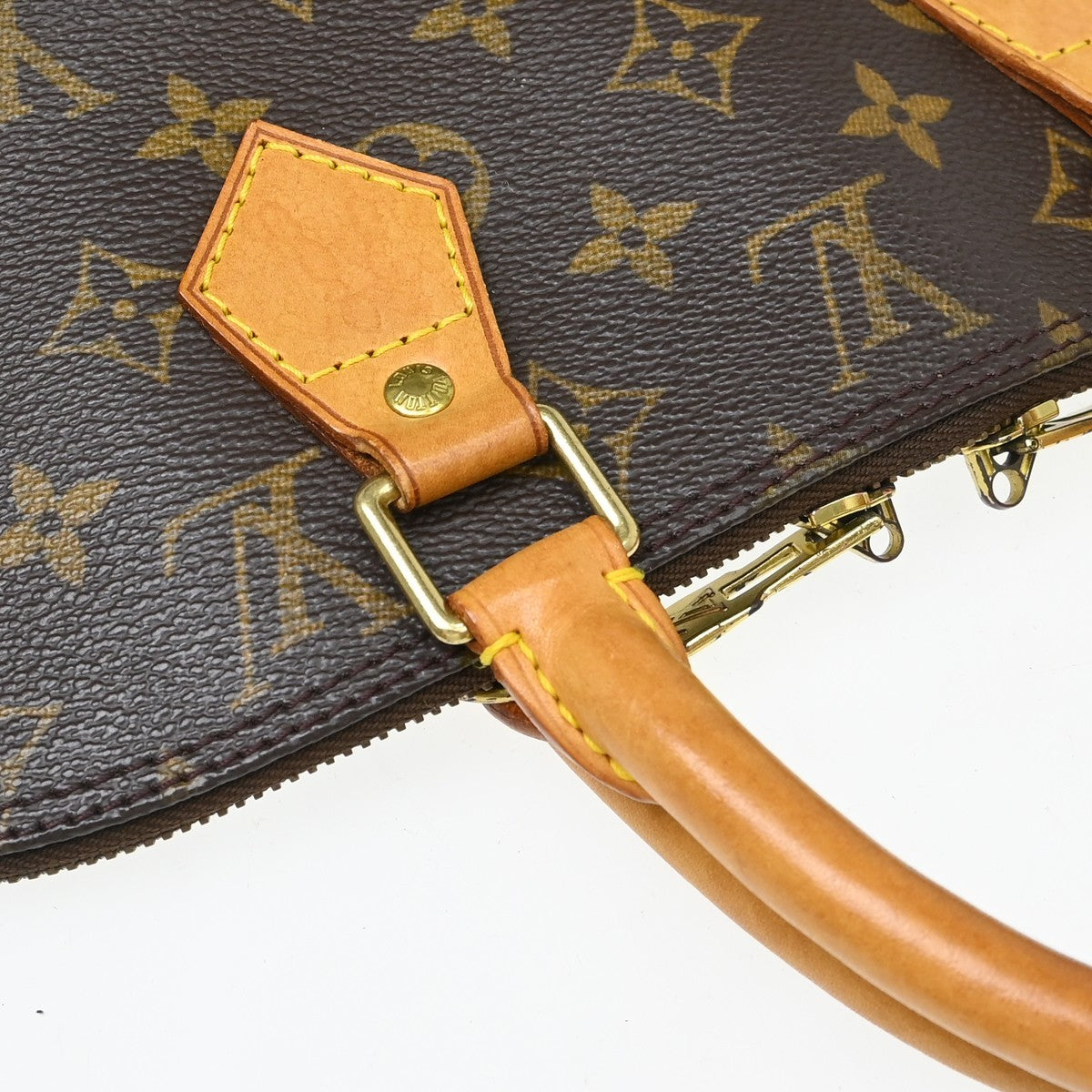 Louis Vuitton Alma Monogram Canvas Brown Canvas Handbag (Pre-Owned)