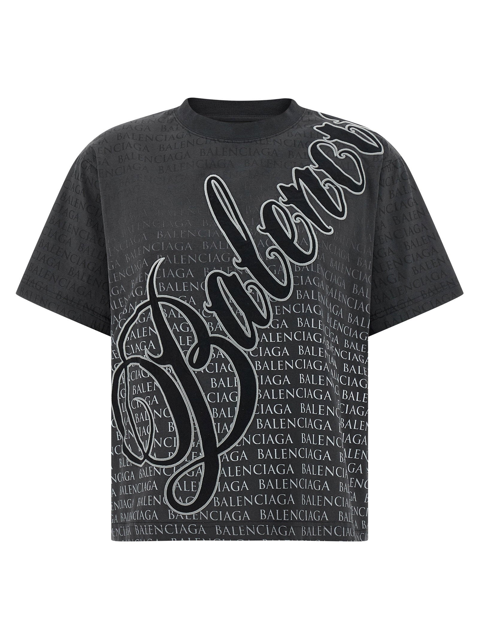 Balenciaga Women's Cursive T-Shirt