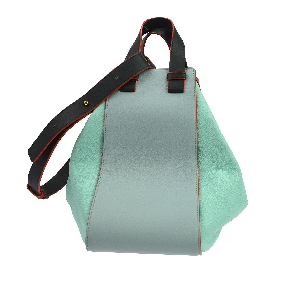 Loewe Hammock Leather Blue Calfskin Handbag (Pre-Owned)