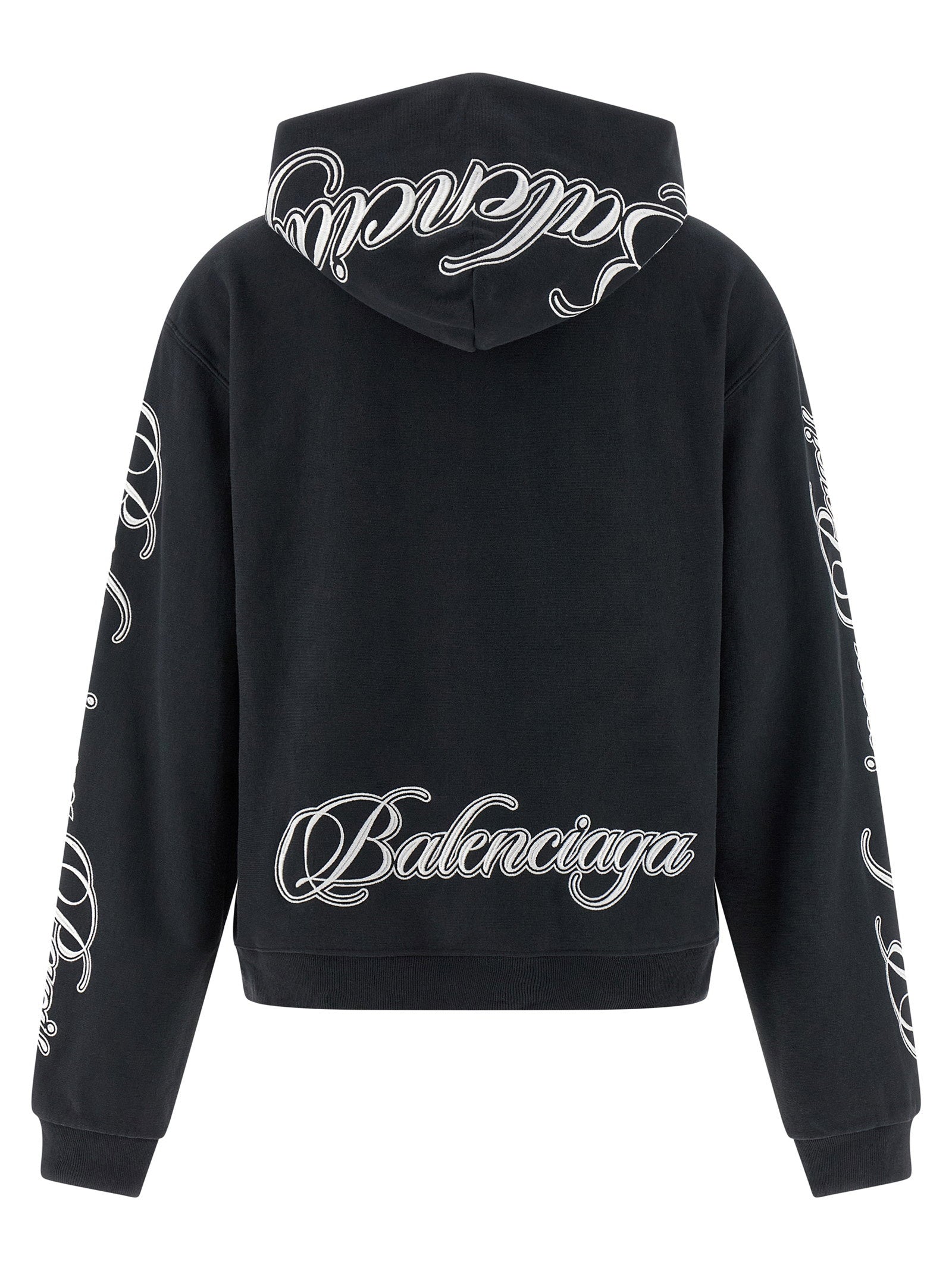 Balenciaga Women's Cursive Hoodie