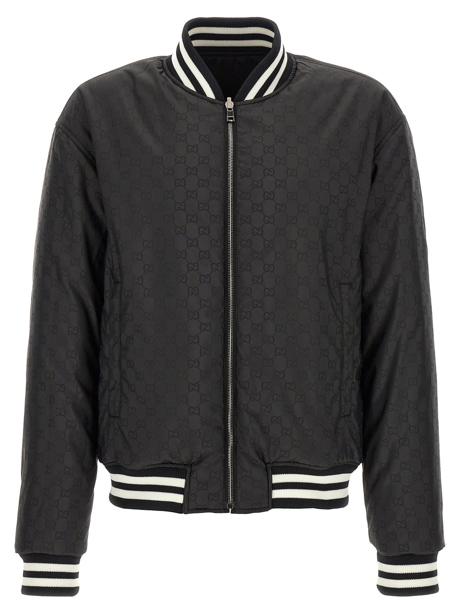 Gucci Men's Gg Reversible Bomber Jacket