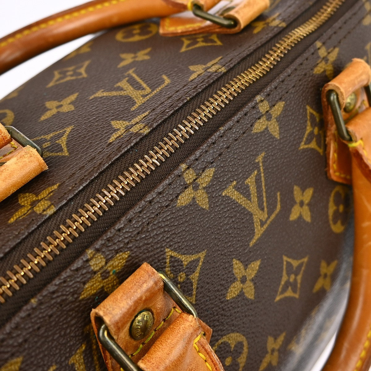 Louis Vuitton Speedy Monogram Canvas Brown Canvas Handbag (Pre-Owned)