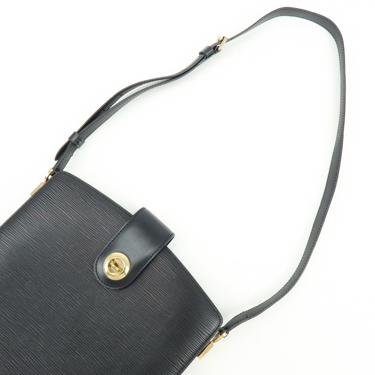 Louis Vuitton Capucines Epi Leather Black Leather Handbag (Pre-Owned)