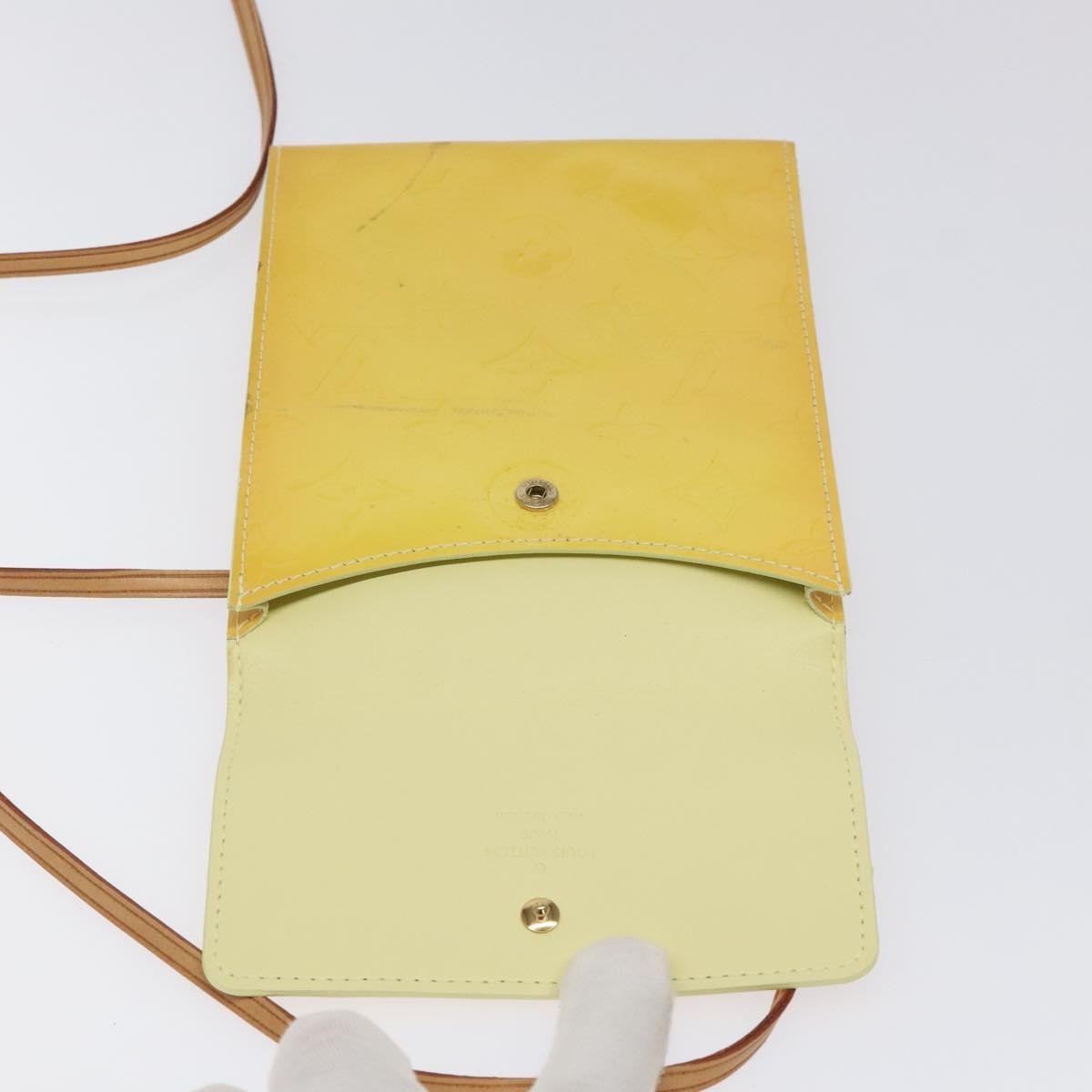 Louis Vuitton Kenmare Shoulder Patent Leather Yellow Patent_Leather Clutche & Pouche Bag (Pre-Owned)