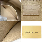 Louis Vuitton Cosmetic Pouch Beige Leather Clutch Bag (Pre-Owned)