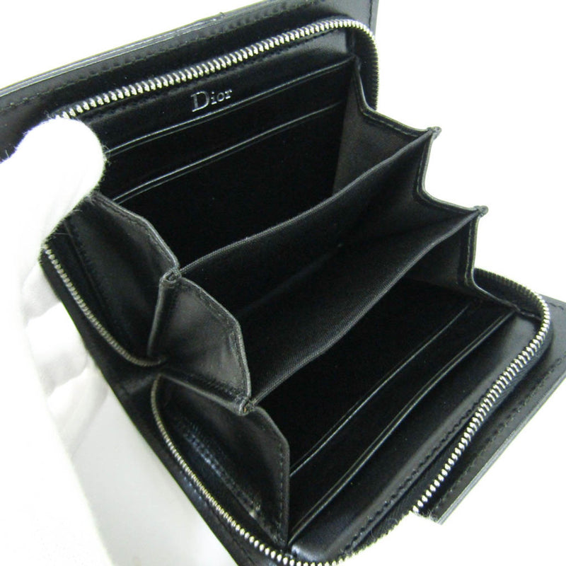 Dior Black Canvas Wallet  (Pre-Owned)