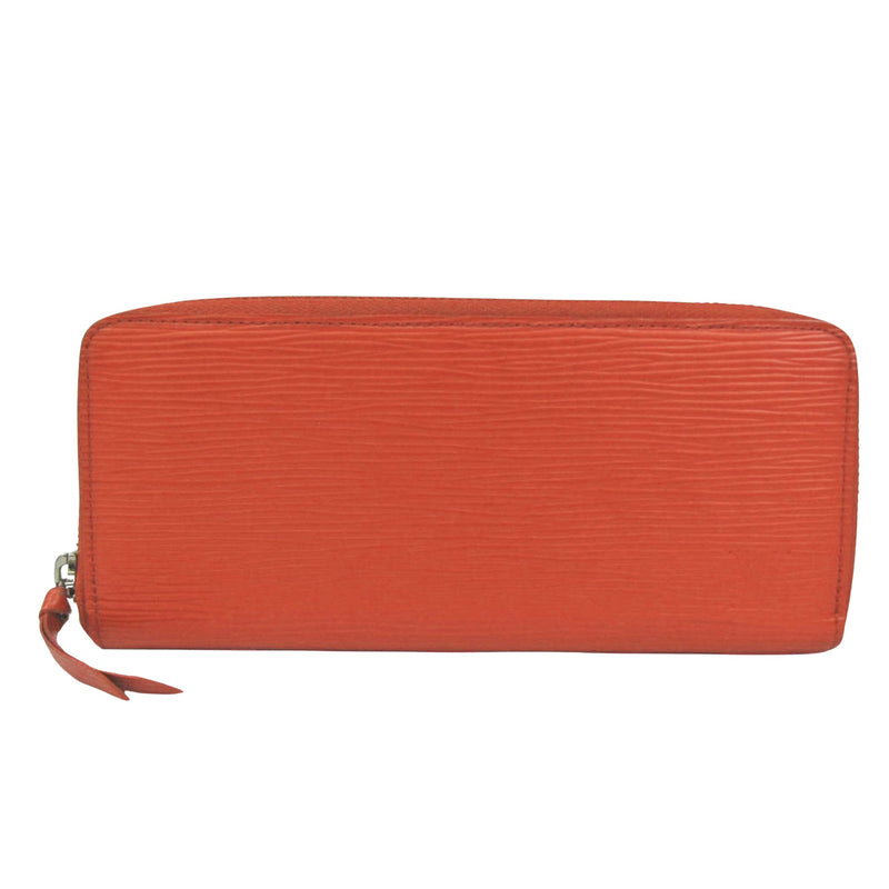 Louis Vuitton Portefeuille Clémence Orange Leather Wallet  (Pre-Owned)