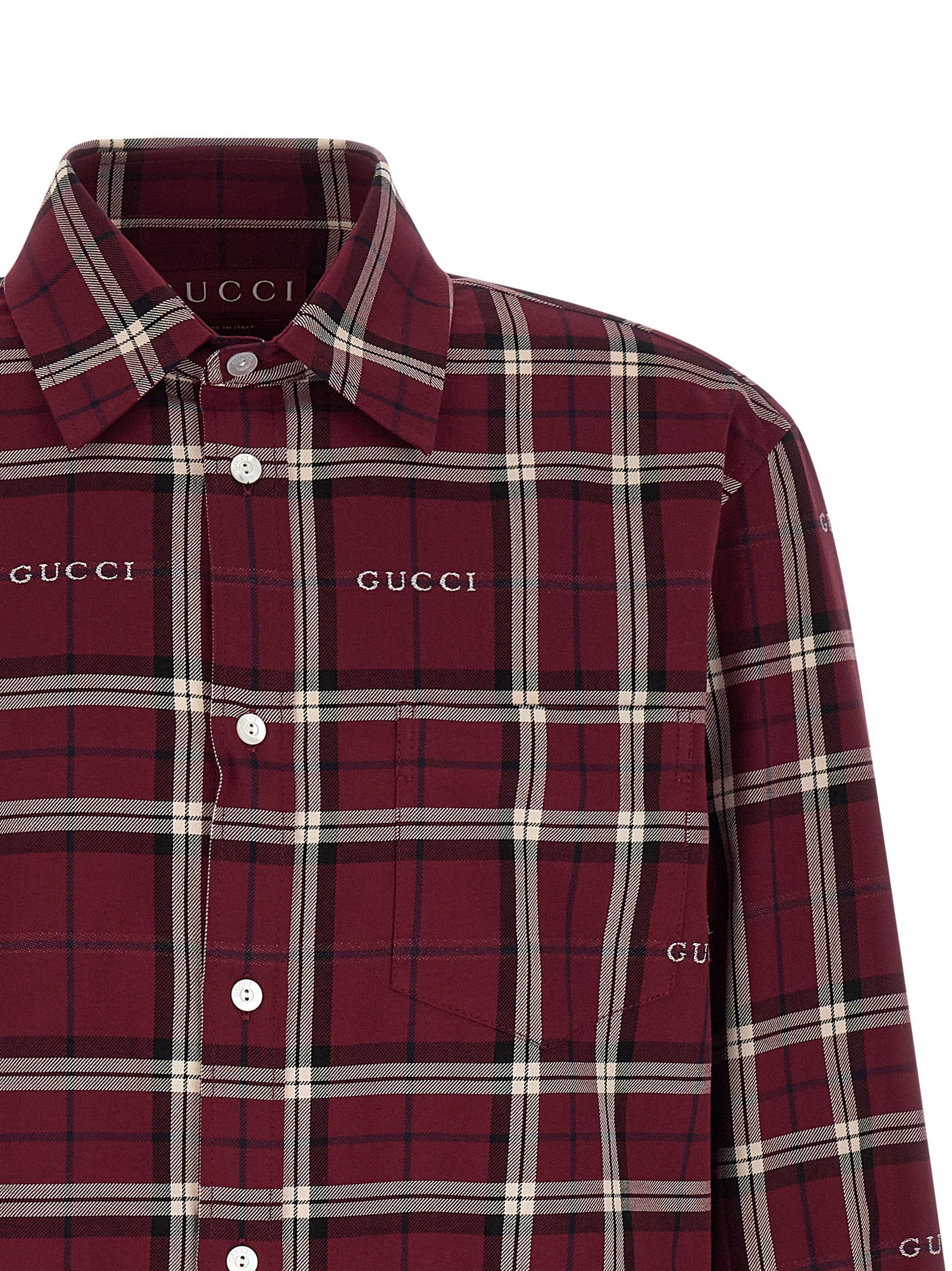 Gucci Men's Tartan Shirt