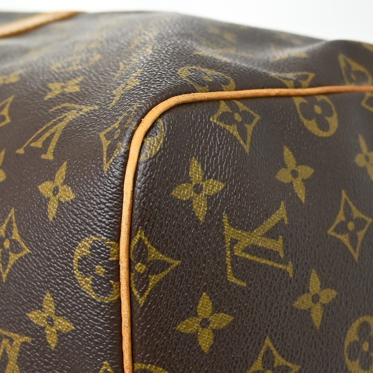 Louis Vuitton Keepall Monogram Canvas Brown Canvas Travel Bag Bag (Pre-Owned)